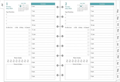 (2-Pack) A4 Grid Filler Paper, 3-Hole Graph Paper, 200Sheets / 400Pages Loose-Leaf Paper, 100gsm White Paper, 8.5'' x 11'' in Saudi Arabia