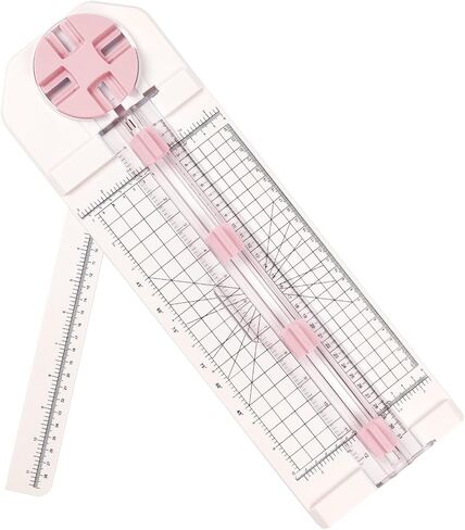 Paper Trimmer, 4-in-1 Paper Cutters for Crafting, Multi-Function Paper Slicer with Straight, Wavy, Dotted, and Creasing, Scrapbooking Tool for Cutting Cardstock, Coupons, Labels, Photos in Saudi Arabia