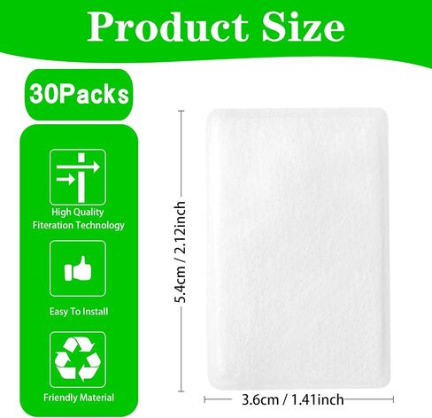 30 Packs Filters Compatible with Airsense 10, Aircurve 10, S9 Series, Ultra Fine Disposable Replacement Filters (30 Pack) in Saudi Arabia
