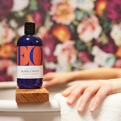 EO Bubble Bath, 12 Ounce (Pack of 1), Eucalyptus Lemon, Plant-Based, Botanical Extracts in Saudi Arabia