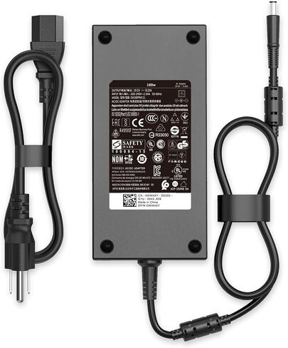 Original 180W Charger Fit for Dell G3 G5 G7 Series 3500 3579 5587 5590 7588 7590 7700 7790 for Alienware 13 14 15 17 LA180PM180 DA180PM111 19.5V 9.23A AC Power Adapter Laptop Charger in Saudi Arabia