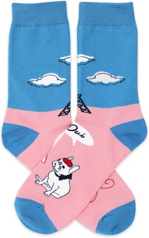 If you can read this, Bring Me Crown Socks, 1 Pair, Gift for Corgi Lover, Corgi Mom, Corgi Dog, Corgi Theme Gift for Christmas Birthday, Novelty Cute Embroidery Socks for Men, Women, and Teens.(118) in Saudi Arabia