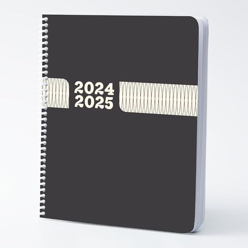 Ultimate Dated College Planner, 2024-2025 Planner with Daily, Monthly, and Weekly Pages for Students (Cream & Fuchsia) in Saudi Arabia