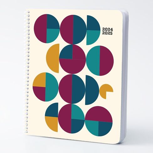 Ultimate Dated College Planner, 2024-2025 Planner with Daily, Monthly, and Weekly Pages for Students (Cream & Fuchsia) in Saudi Arabia