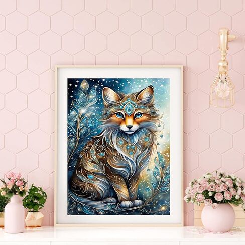 Flower Diamond Painting Kits for Adults-Flowers Diamond Art Kits for Adults,Flowers Gem Art Kits for Adults for Gift Home Wall Decor(12x16inch) in Kuwait