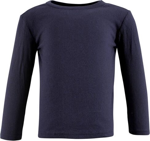 Hudson Baby Unisex Baby Thermal Long Sleeve Tees 5pk, Soft Pink Sage Rose, 18-24 Months in Kuwait