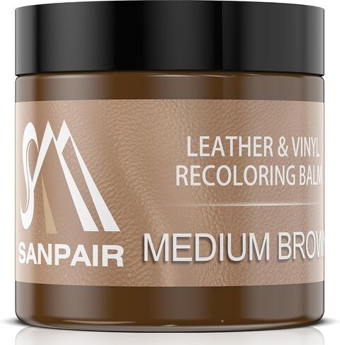 Black Leather Recoloring Balm, Leather Color Restorer, Leather Scratch Repair, Leather Balm, Black Leather Paint, Leather Sofa Stain Remover for Couch, Furniture and Car Seat in Saudi Arabia