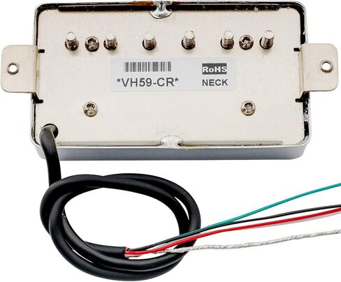 Artec VH59A Vintage Tone Alnico 5 Humbucker Pickups Neck Bridge Guitar Pickups Set for LP SG Style Electric Guitar, Chrome in Saudi Arabia