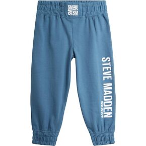 Steve Madden Girls' Active Sweatpants - Performance Fleece Jogger Sweatpants - Althetic Jogger Pants for Girls (4-12)