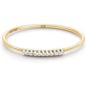 Kendra Scott White Diamond Mila Ring in 14k Gold, Fine Jewelry For Women