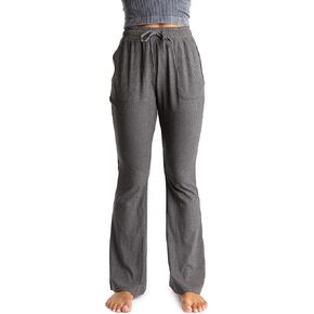 Homma Women’s Relaxed Fit Chill and Groove Yoga Flared Pants with Adjustable Drawstring Waist and Pockets