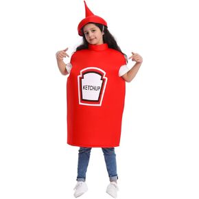 DSplay Kids Mustard Ketchup Costume Halloween Party