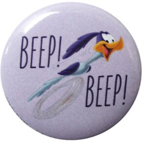 Looney Tunes - Road Runner "Beep! Beep!" - 1.25" Round Button