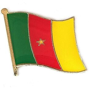 Cameroon National Flag International Travel Small Pins Enamel Made Metal Souvenir for Hat Clothes Backpack
