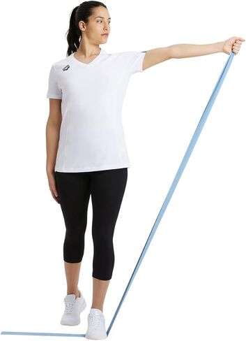 Team Women's Panel Cotton T-Shirt Short Sleeve V-Neck Active Tee Regular Fit Lightweight Athletic Top Gym Training in Saudi Arabia