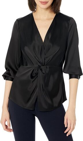 Women's Long-Sleeve Twist Blouse in Saudi Arabia