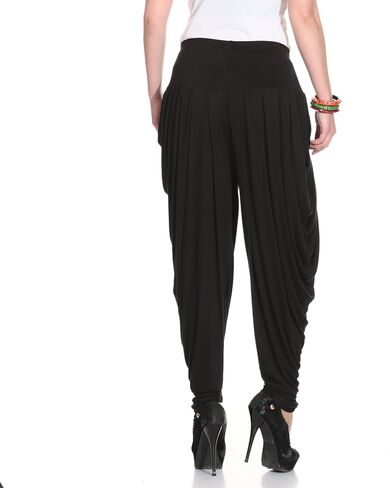 بنطلون AHHAAAA من القطن الفسكوزي الصلب باتيالا حريم سراويل اليوغا والرقص دوتي للنساء in Kuwait