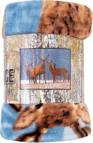 Northwest 3 Friends Oversized Raschel Throw Blanket, 60" x 80" in Kuwait