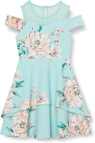 Speechless Girls' Off The Shoulder Floral Party Dress in Saudi Arabia