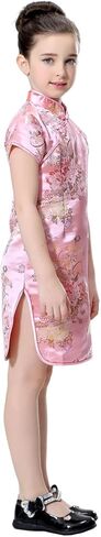 Girls Colorful Peony Chinese Dress in Saudi Arabia