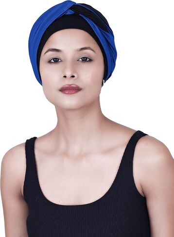 Chemo Bamboo Sleep Cap with Knotted Twisted Headband for Cancer Patients Headwear for Women in Saudi Arabia