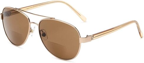 Women's Carmen Full Lens Sunreaders Aviator Sunglasses Black Frame, Grey Lenses, Way Shape in Saudi Arabia