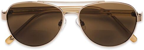Women's Carmen Full Lens Sunreaders Aviator Sunglasses Black Frame, Grey Lenses, Way Shape in Saudi Arabia
