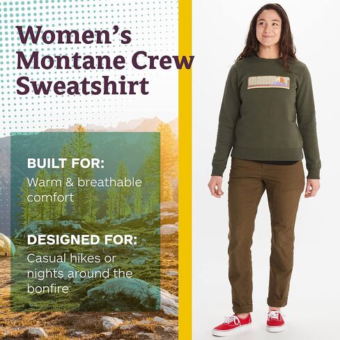 MARMOT Women's Montane Crew Sweatshirt in Saudi Arabia