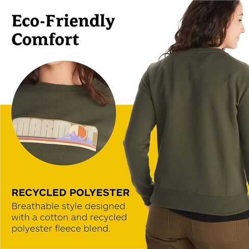 MARMOT Women's Montane Crew Sweatshirt in Saudi Arabia