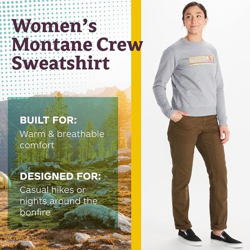 MARMOT Women's Montane Crew Sweatshirt in Saudi Arabia