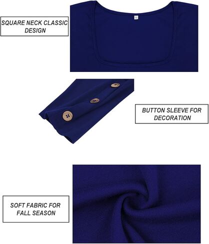 CARCOS Plus Size Tops for Women Long Sleeve Raglan V Neck/Crewneck T Shirts Crewneck Tunic Fall Blouse Xl-5Xl 14W -28W in Kuwait