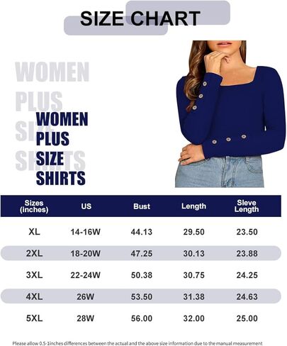 CARCOS Plus Size Tops for Women Long Sleeve Raglan V Neck/Crewneck T Shirts Crewneck Tunic Fall Blouse Xl-5Xl 14W -28W in Kuwait