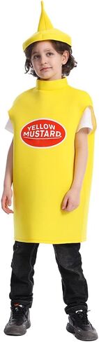 DSplay Kids Mustard Ketchup Costume Halloween Party in Saudi Arabia