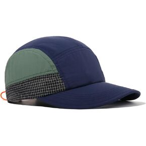 CLAPE Baseball Cap Quick Dry 5 Panel Trucker Hat Unstructured Dad Hat Sports Running Cap Low Profile Golf Hat Fitted Cap