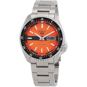 Seiko 5 Sports Automatic Orange Dial Men's Watch SRPK11K1