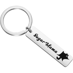 Sugar Glider Gift Sugar Mama Keychain Sugar Glider Mom Jewelry Sugar Glider Lover Gift Sugar Glider Owner Gift