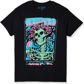 Liquid Blue Grateful Dead Gd Bertha Blacklight T-Shirt