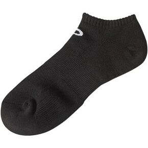 Phiten Metax Sports Ankle Socks (2 Pair) (22-24cm (Men's 4-6 / Women's 5-7), Black)