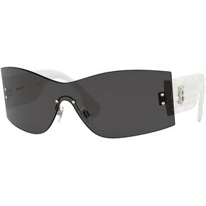 BURBERRY Bella BE3137 نظارات شمسية مستطيلة للنساء + حزمة مع مجموعة نظارات المصمم iWear