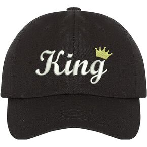Prfcto Lifestyle King Dad hat- Black Baseball Cap- Unisex