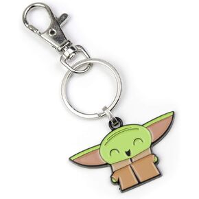 Star Wars: The Mandalorian, The Child "Baby Yoda" Happy Enamel Keychain