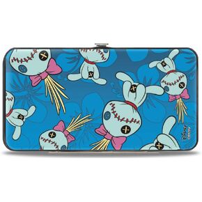 Buckle-Down Women's Hinge Wallet-Lilo & Stitch, 7" x 4"