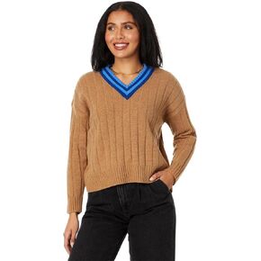 Madewell Ben V-Neck Tipped Pullover