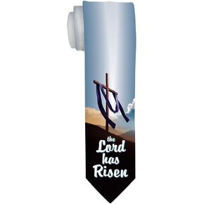 Easter Gifts for Men Easter Tie Christian Easter Cross Tie Spring Clothes for Men Spring Necktie