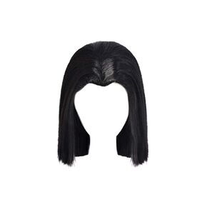 miccostumes Women's Cosplay Wig Short Black Synthetic Hair Halloween