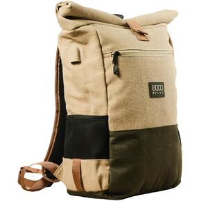 Everyday Hemp Backpack - Lightweight and Weatherproof Backpack for Work and Travel with Anti-theft pocket and Spacious Interior (Navy) in Saudi Arabia