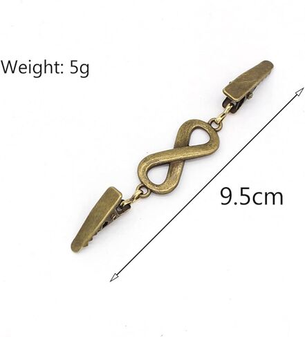 واي بول 2 قطعة مشابك سترة كلاسيكية مشابك كارديغان مشابك شال طوق ريترو مشابك فساتين للنساء والفتيات (ب) in Kuwait