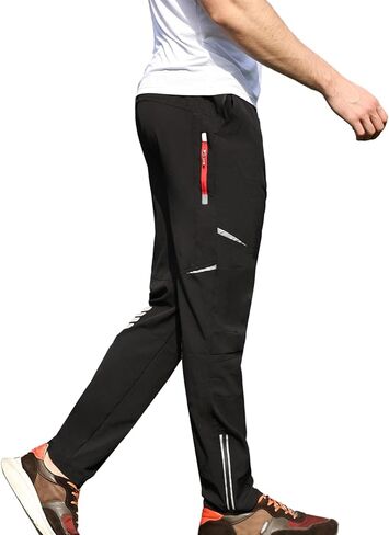 بنطال رجالي لركوب الدراجات سريع الجفاف مقاوم للرياح للجري في الهواء الطلق والمشي لمسافات طويلة على الجبال in Kuwait