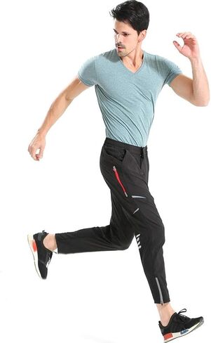 بنطال رجالي لركوب الدراجات سريع الجفاف مقاوم للرياح للجري في الهواء الطلق والمشي لمسافات طويلة على الجبال in Kuwait