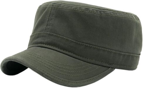 قبعات Duolaimi Cotton Cadet Army Cap Military للرجال من الجنسين in Kuwait